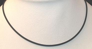 Kautschukband, Schwarz, Stärke 2 mm, Länge ca. 100 cm