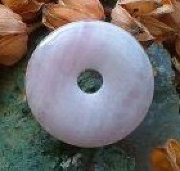 Donut 30 mm - Steinsorte Rosenquarz