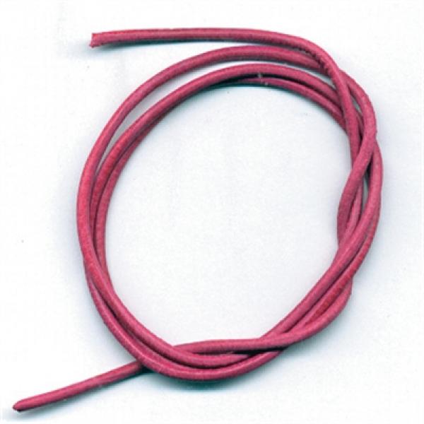 Kräftiges Lederband aus Rindsleder, Rosa, 1 Stück à 100 cm